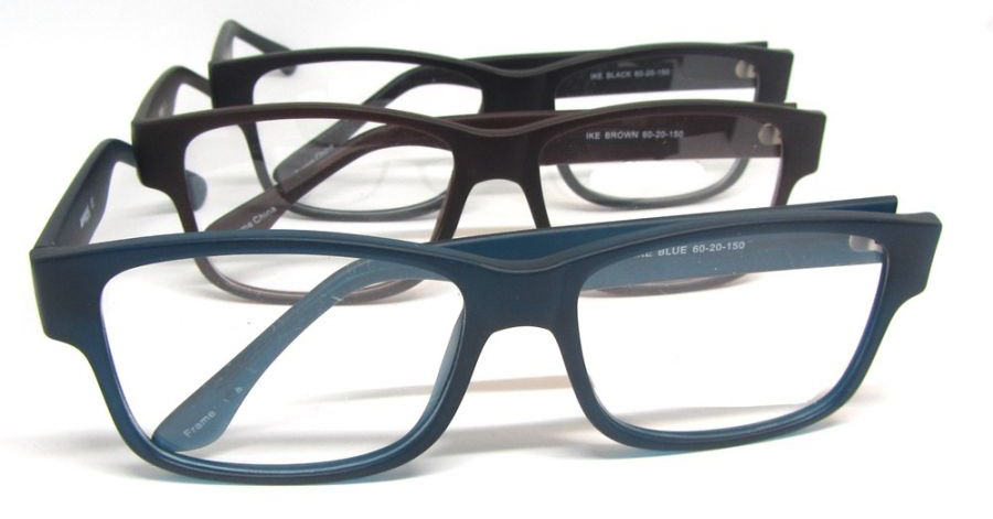 Super large 6-1/4 inch wide readers in blue, brown or black with slightly shorter stems at 150 mm